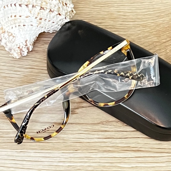Coach Eyeglasses HC 6125F 5519 53 Spotty Tortoise Signature C Frame [53-18-140] - Picture 2 of 8